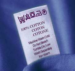 washing instruction