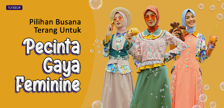 Pilihan Busana Terang Untuk Pecinta Gaya Feminine